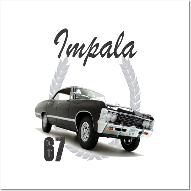 Impala 67 - Car Wall Art by culturageek